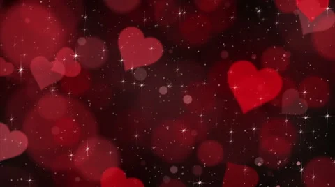 Valentine Red Background Stock Footage 46164654