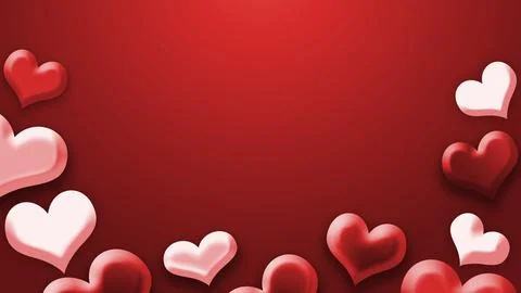 Valentine red background Stock Illustration