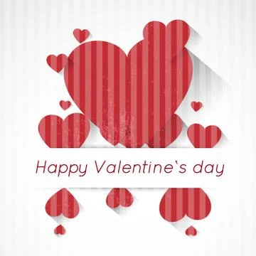 Valentine retro background Stock Illustration