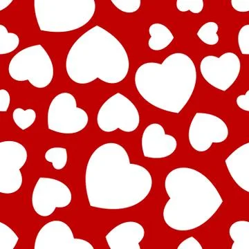 Valentine seamless background Stock Illustration