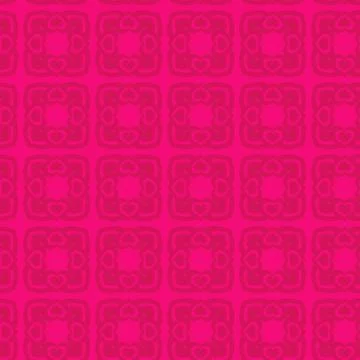 Valentine Seamless Hearts Pattern. Vector Stock Illustration