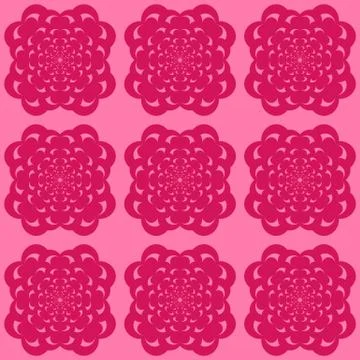 Valentine Seamless Hearts Pattern. Vector Stock Illustration
