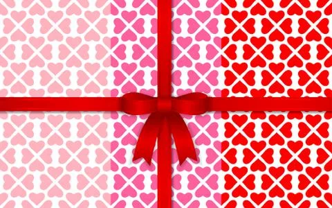 Valentine seamless pattern Stock Illustration