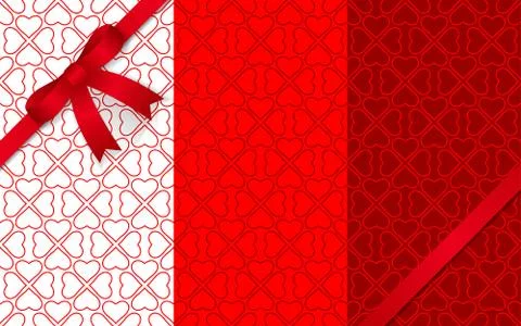 Valentine seamless pattern Stock Illustration
