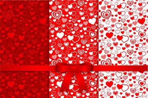Valentine seamless pattern Stock Illustration
