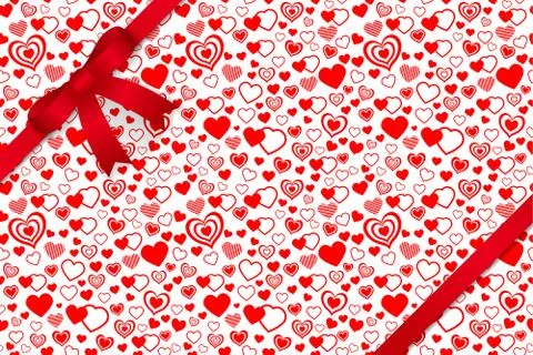 Valentine seamless pattern Stock Illustration