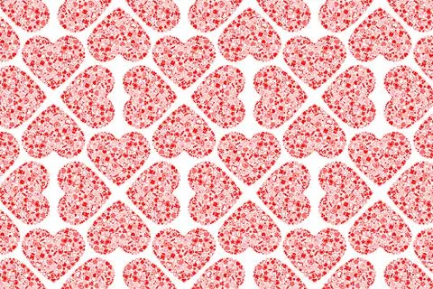 Valentine seamless pattern Stock Illustration
