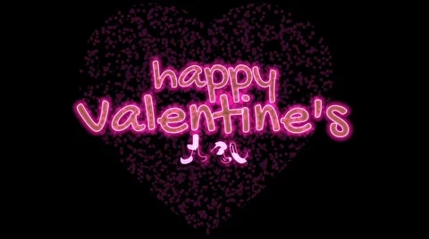 Valentine sign Stock Footage 300819562