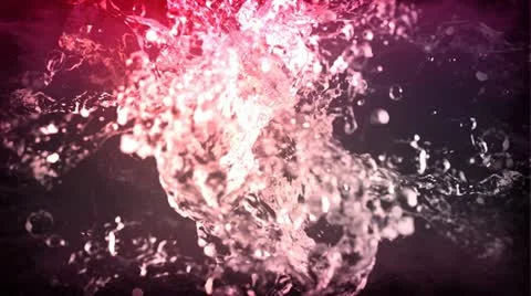 Valentine Splash Stock Footage 18188444