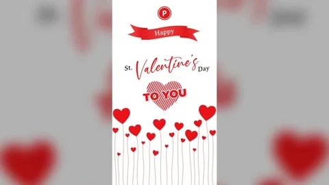 Valentine Stories &amp; Posts Stockmateriaal After Effects
