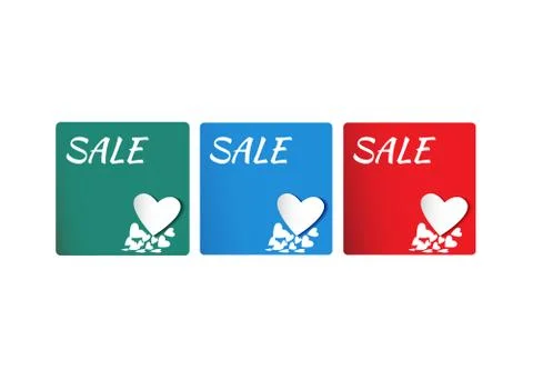 Valentine tag Stock Illustration