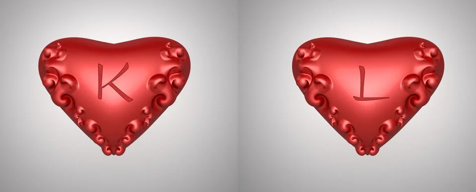 Valentine text Stock Illustration