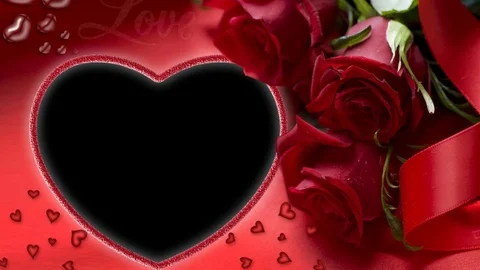 Valentine Video Background Loop_11_Red R... | Stock Video | Pond5