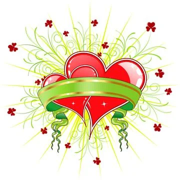 Valentine's abstract Stock Illustration