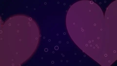 Valentine's Background, heart shape dancing and jumping with some particles.. Stock Illustration