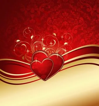 Valentines background Stock Illustration