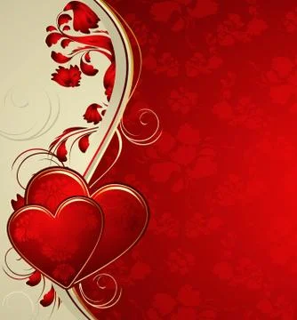 Valentines background Stock Illustration
