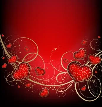 Valentines background Illustrazione stock