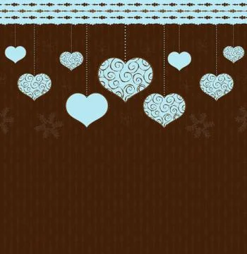 Valentines background Stock Illustration