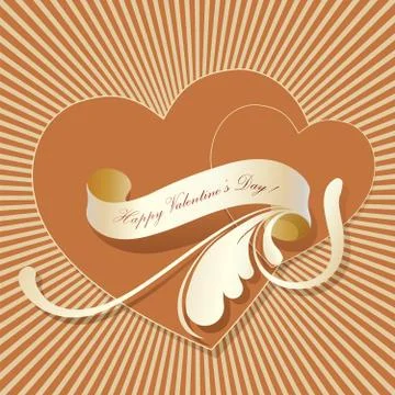 Valentines background Stock Illustration