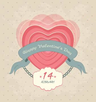 Valentine's Background Stock Illustration
