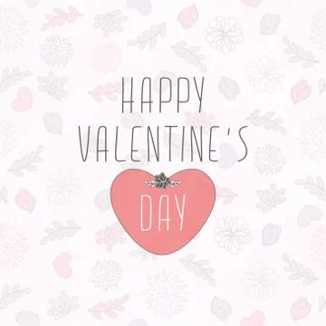 Valentine's Background Stock Illustration