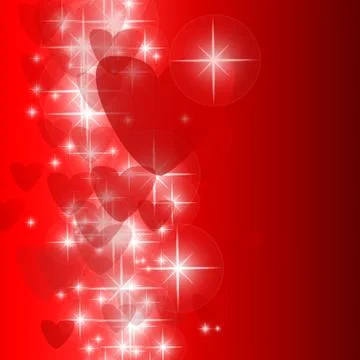 Valentine's background with space for text Stock Illustration