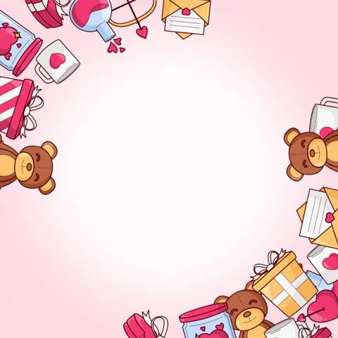 Valentines background video Stock Footage 327948099