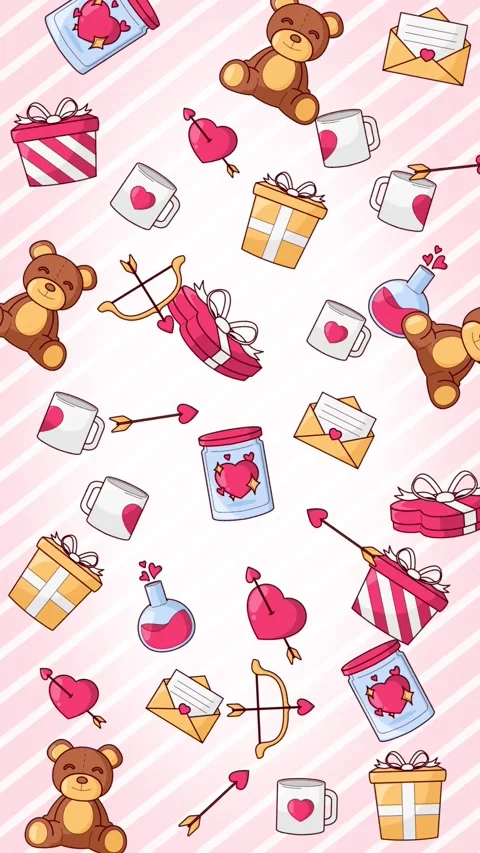 Valentines background video Stock Footage 327948185