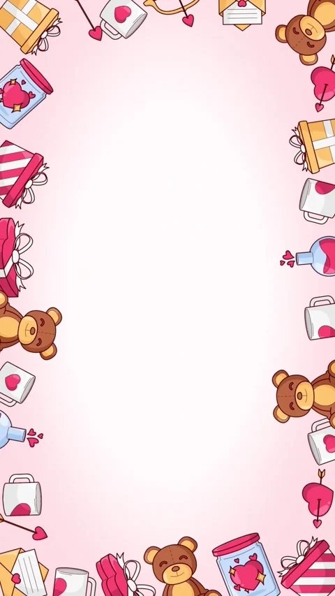 Valentines background video Video stock 327948189