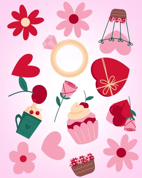Valentines background video Video stock 327948307