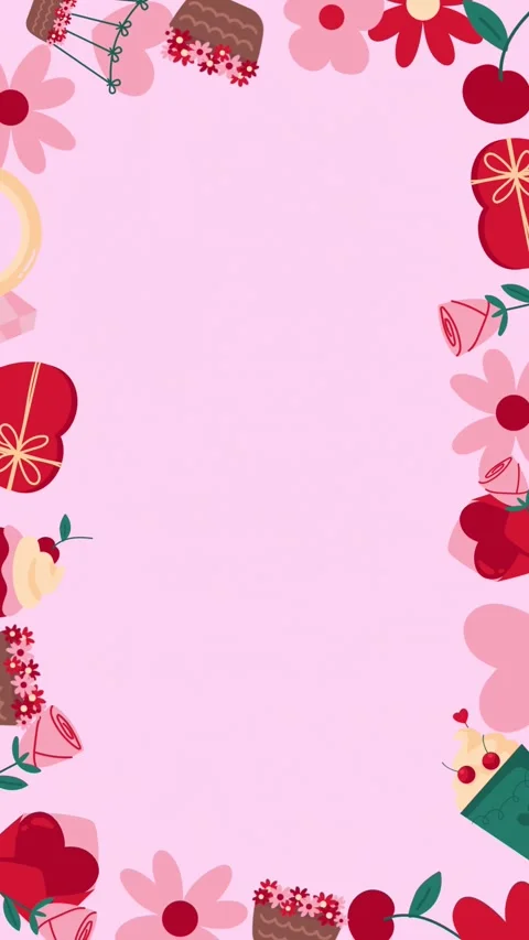 Valentines background video Stock Footage 327948655