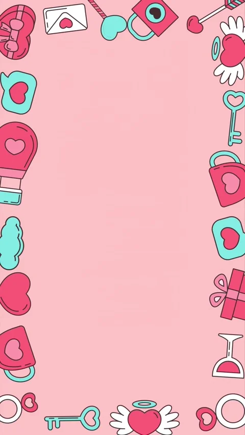 Valentines background video Stock Footage 327949128