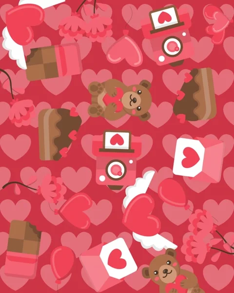Valentines background video Stock Footage 327949379