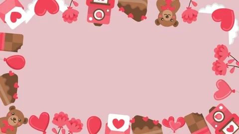 Valentines background video Stock Footage 327949443