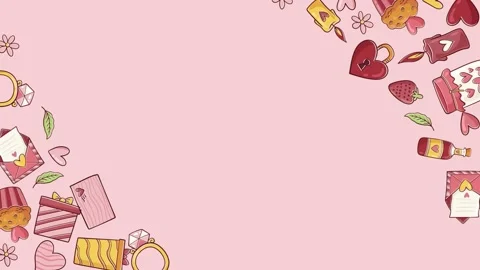 Valentines background video Stock Footage 327950026