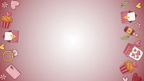 Valentines background video Stock Footage 327950045