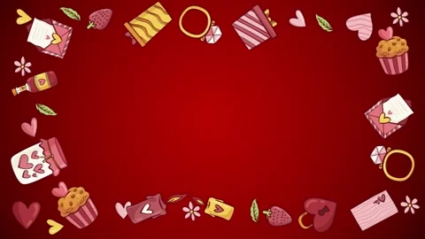 Valentines background video Stock Footage 327950089