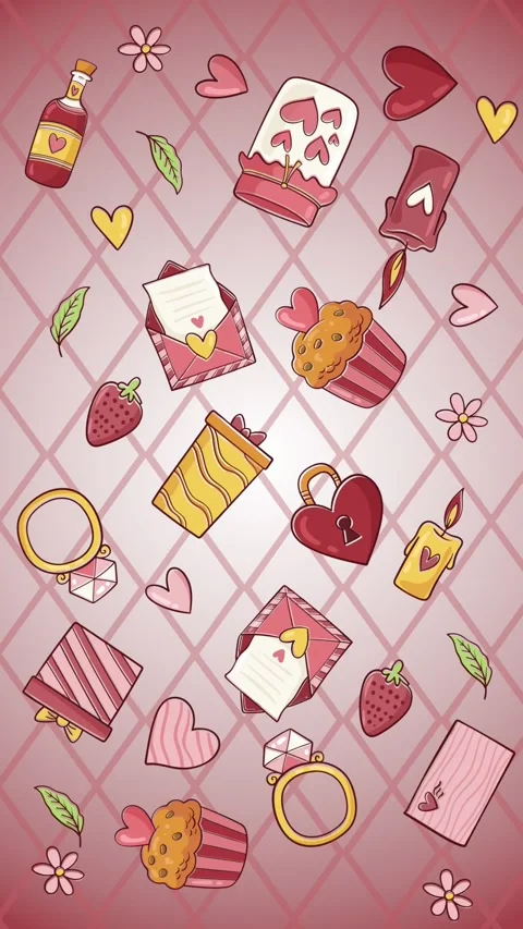 Valentines background video Stock Footage 327950400