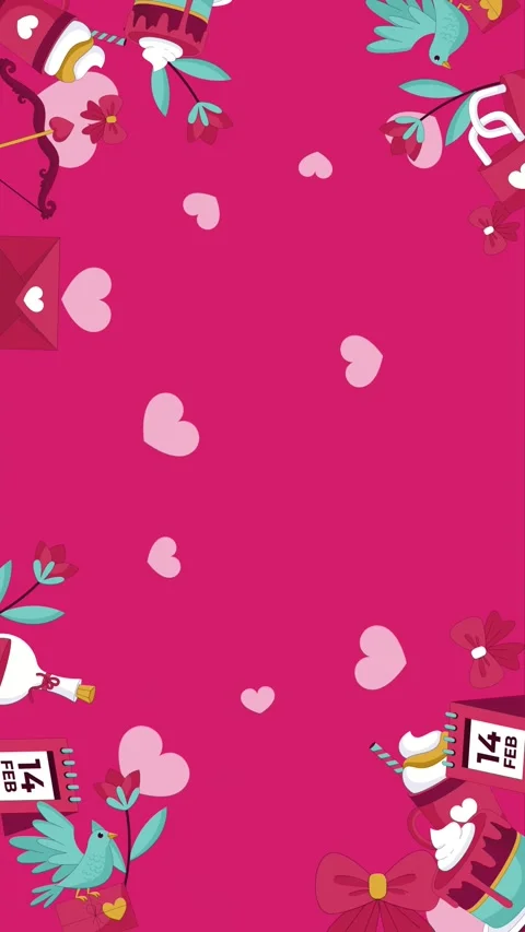 Valentines background video Stock Footage 327950945