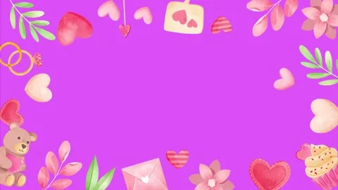 Valentines background video Stock Footage 327951154