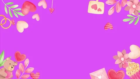 Valentines background video Stock Footage 327951178