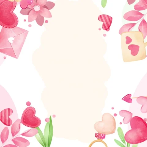 Valentines background video Video stock 327951210