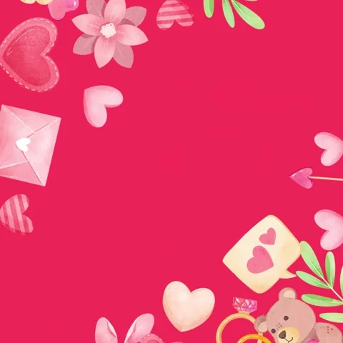 Valentines background video Stock Footage 327951297
