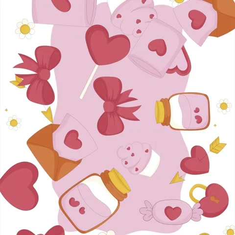 Valentines background video Stock Footage 327952091