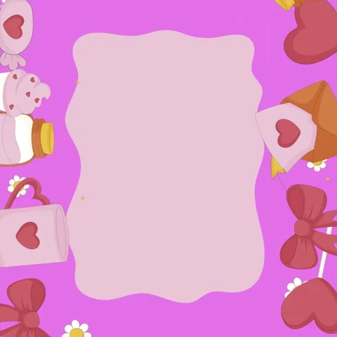 Valentines background video Stock Footage 327952153