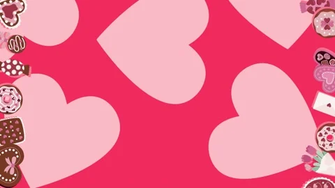 Valentines background video Stock Footage 327952610