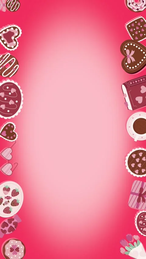 Valentines background video Video stock 327952994