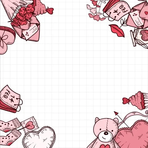 Valentines background video Stock Footage 327953374