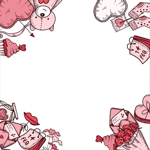 Valentines background video Stock Footage 327953383